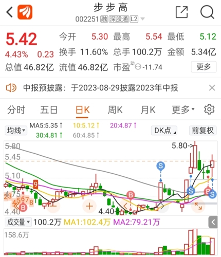 關(guān)于股票代碼002251步步高股票行情的全面解析，股票代碼002251步步高股票行情深度解析